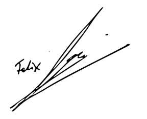 Felix Zieger Unterschrift